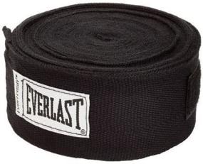 img 1 attached to 🥊 Black Everlast Worldwide Hand Wrap - 108-Inch Length