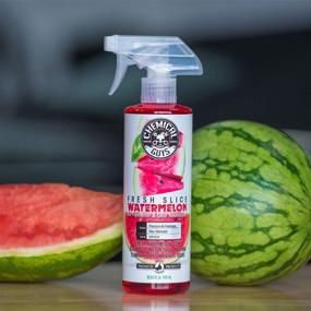img 1 attached to 🍉 Chemical Guys AIR22516 Fresh Slice Watermelon Premium Air Freshener, 16 fl. oz: Eliminate Odors with a Refreshing Watermelon Fragrance