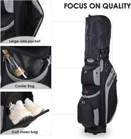 img 1 attached to 🏌️ Optimized 14-Way Golf Cart Bag