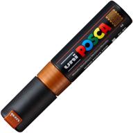 bronze posca acrylic paint marker, broad chisel tip logo