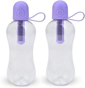 img 4 attached to Bobble Classic Water Bottle: 18.5 oz Capacity in Lavender - Stay Hydrated in Style