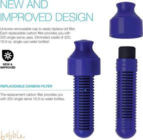 img 1 attached to Bobble Classic Water Bottle: 18.5 oz Capacity in Lavender - Stay Hydrated in Style
