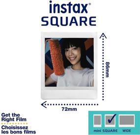img 1 attached to 📸 Фотопленка Fujifilm Instax Square Twin Pack - 20 кадров: Захватывайте воспоминания высокого качества.