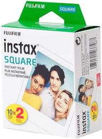 img 3 attached to 📸 Фотопленка Fujifilm Instax Square Twin Pack - 20 кадров: Захватывайте воспоминания высокого качества.