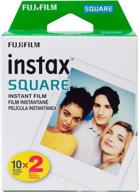📸 фотопленка fujifilm instax square twin pack - 20 кадров: захватывайте воспоминания высокого качества. логотип