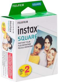 img 2 attached to 📸 Фотопленка Fujifilm Instax Square Twin Pack - 20 кадров: Захватывайте воспоминания высокого качества.