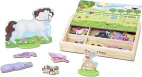 img 1 attached to 🎭 Enchanting Melissa & Doug Magnetic Figures for Imaginative Pretend Play