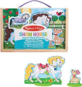 img 4 attached to 🎭 Enchanting Melissa & Doug Magnetic Figures for Imaginative Pretend Play