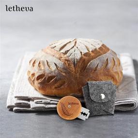 img 3 attached to 🥖 Letheva Bread Scoring Tool with UFO Bread Lame Cutter, Ideal for Scoring Homemade Dough, Perfect Gift for Artisan Bread and Baguette Makers, Includes 10 Replaceable Razor Blades, Essential Baking Tool for Bread Baking