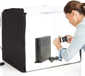 img 1 attached to 📸 Portable Foldable Photo Studio Box with LED Light - Amazon Basics (25 x 30 x 25 Inches)