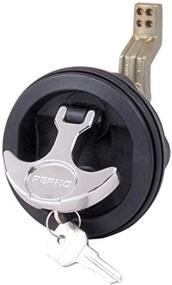 img 1 attached to 🔐 Perko 1091DP1BLK Surface-Mount Locking Latch - Fits 2-1/2" Hole - Black