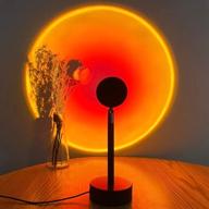 avky sunset lamp: 180° rotation rainbow projection for stunning photography & tiktok-worthy selfies, perfect night light projector for home party & living room ambiance логотип