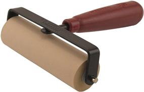 img 4 attached to 🖌️ Speedball Deluxe Soft Rubber Brayer - 4-Inch Width: A Must-Have Tool for Printmaking and Mixed Media Art