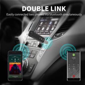 img 3 attached to 🎧 SZMDLX Bluetooth Receiver: Portable Wireless Audio Adapter with 4.2 Technology, Clip Design, A2DP, Built-in Mic for Home and Car Audio