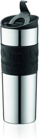 img 1 attached to ☕ Bodum Stainless Steel Travel Coffee and Tea Press - 15 Ounce (.45 Liter), Black