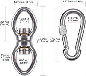 img 2 attached to Dolibest Carabiners Rotational Accessory Climbing