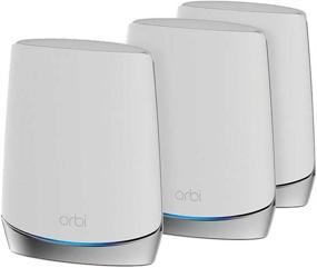 img 2 attached to 📶 NETGEAR Orbi RBK753S: High-Performance Whole Home Mesh WiFi System 3-Pack – Router & 2 Satellites (White)