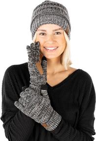 img 2 attached to 🧤 EGH2 N32 Beanie and Lined Gloves Set - Boys' Cold Weather Accessories