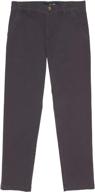 👖 french toast boys' slim fit chino pant with stretch technology logo