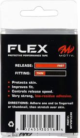 img 1 attached to Flexible and Protective: Motiv Flex Performance Tape - Pre Cut 40 Pieces in Black