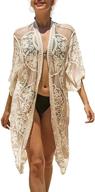 👙 stylish women's beach cardigan: perfect kimono for swimsuit cover-ups in summer logo