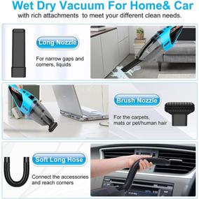 img 1 attached to 🧹 Stainless Rechargeable Cordless Handheld Vacuum