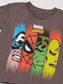 img 3 attached to 👕 Набор из 3 футболок Marvel для малышей-мальчиков супергероев