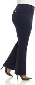 img 2 attached to 👖 Rekucci Curvy Comfort Barely Bootcut: Chic Women's Clothing, Suiting & Blazers