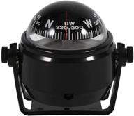 🧭 estink car mount compass: versatile sea marine navigation bracket voyager compass for boat, caravan, truck (black) logo