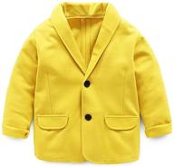 🧥 children's unisex casual blazers jacket coat suit outerwear for boys and girls logo