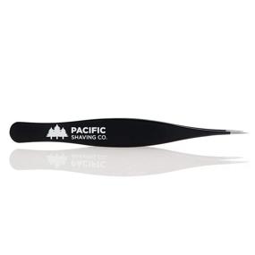 img 1 attached to Pacific Shaving Company Premium Tweezers Set - Must-Have for Shaving and Grooming (1x Essential Slant Tip, 1x Precision Point Tip) 1 ea