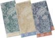 design imports coral jacquard towel logo