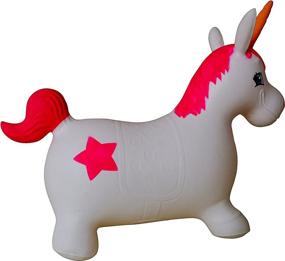 img 2 attached to 🦄 AppleRound Inflatable Unicorn Hopper Bouncer