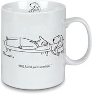 🍵 cartoon perfect porcelain mug - add wonder to your morning brew logo