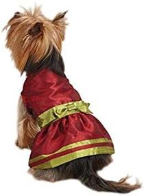 img 4 attached to 👗 Elevate Your Pet's Style with the ESC Holiday Shimmer Pet Dress in Red