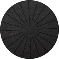 🔍 induction cooktop mat - silicone fiberglass magnetic scratch protector - non-slip pads for induction stove - prevent pots sliding, 11-inch black logo