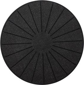 img 4 attached to 🔍 Induction Cooktop Mat - Silicone Fiberglass Magnetic Scratch Protector - Non-Slip Pads for Induction Stove - Prevent Pots Sliding, 11-inch Black