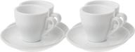 ☕ stylish cuisinox porcelain espresso cups in white: perfect for your daily rituals! логотип