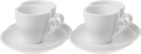 img 4 attached to ☕ Stylish Cuisinox Porcelain Espresso Cups in White: Perfect for Your Daily Rituals!