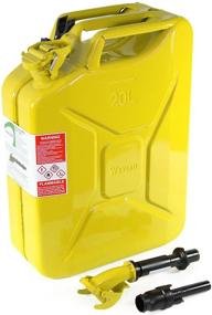 img 1 attached to 🔥 Wavian JC0020YVS Authentic NATO Jerry Fuel Can and Spout System Yellow (20L) - Buy Online at Best Price