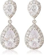 серьги bridesmaids zirconia teardrop anniversary логотип