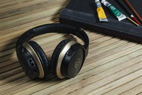 img 3 attached to 🎧 Certified Refurbished Audio-Technica ATH-AR3BTBK SonicFuel Bluetooth Wireless On-Ear Headphones with Mic & Control in Black