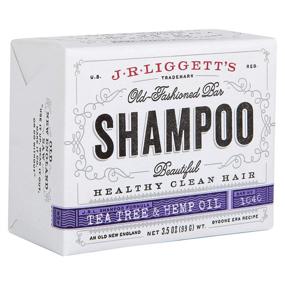 img 2 attached to 🧴 J·R·LIGGETT'S Tea Tree & Hemp Oil, Jojoba & Peppermint, and Coconut & Argan Oil Shampoo Bars - Enhance Follicle Nourishment with Antioxidants and Vitamins, Sulfate-Free Formula, Set of Three, 3.5 Ounce Bars