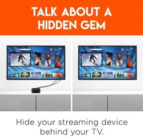 img 3 attached to 📺 Эхо-СДМУ: Безопасное крепление всех универсальных потоковых устройств за плоскими телевизорами – идеально подходит для Apple TV, Roku, Amazon Fire TV и других!