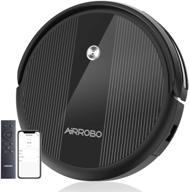 🤖 the ultimate robot vacuum cleaner: airrobo p10 with 2600pa strong suction, wifi, app control, works with alexa and google home, self charging - ideal for hard floors, carpets, and pet hair! logo