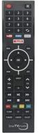 enhanced replacement remote control compatible with rca virtuoso smart tv models: rhos581sm, rnsmu5536, and rnsmu5036-b logo