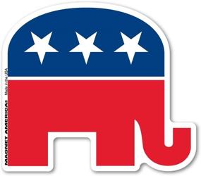 img 1 attached to Magnet America Republican Elephant