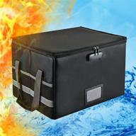 🗄️ secure your files with our fireproof document box - 2000℉ heat resistance, lockable, portable, and organized for office and home logo