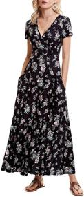 img 1 attached to 👗 Stylish and Versatile HUHOT Women's Summer Sundresses with Convenient Pockets