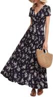 👗 stylish and versatile huhot women's summer sundresses with convenient pockets logo